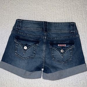 HUDSON Los Angeles Mid-Rise Cuffed 5 Pocket Denim Jean Shorts